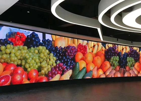 좋은 가격 600*337.5*40mm 실내 광고용 풀 컬러 LED 디스플레이 온라인으로