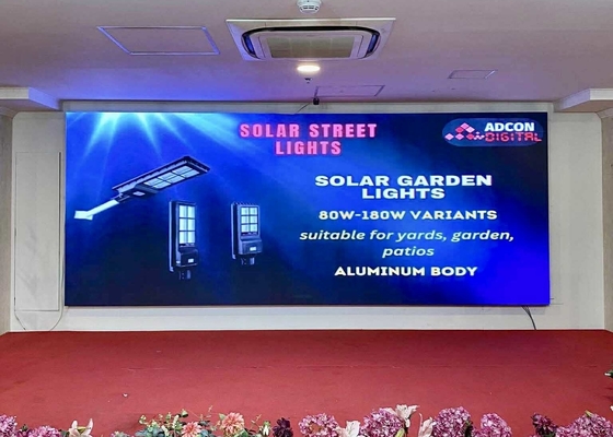 임대 / 다이 캐스트 알루미늄 장막 스테이지 LED 모니터 대형 스캔 모드 1/4 해상도 40 * 20mm