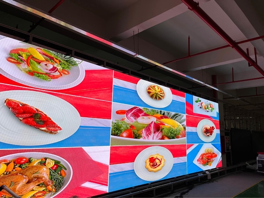 코브 파이프 피치 4K P0.9 P1.25 P1.56 실내 LED 비디오 벽 비디오트론 디스플레이 화면 패널