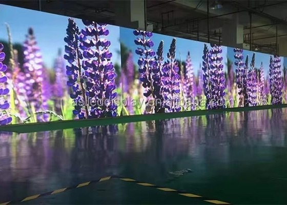 야외 LED 화면 임대 P4.81 곡선 디스플레이 SMD 2727 스테이지 3840HZ