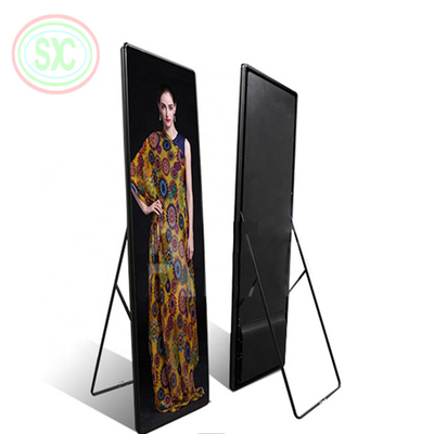 P2.5mm Pitch 알루미늄 LED 포스터 디스플레이 680x2000mm 화면 크기와 알루미늄 패널 재료