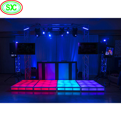 8PCS 모듈 Qty 및 ≥100 라이프 스판과 함께 높은 밝기 Epistar 칩 LED 댄스 플로어