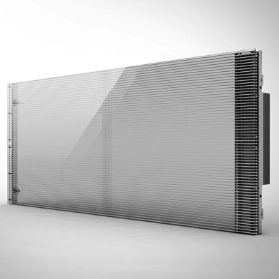 가벼운 G3.91-7.82 투명 LED 화면 6.2kg의 캐비닛 무게와 평균 1000시간 이상 고장없이 완벽