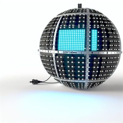 좋은 가격 DC5V 전압 구형 LED 스크린, 320*160mm 모듈 크기 및 Epistar LED 칩 온라인으로