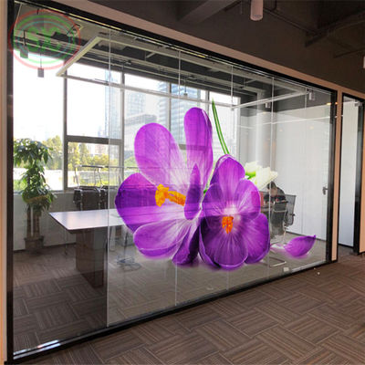 알루미늄 캐비닛 재료 투명 LED 디스플레이 G7.82-7.82