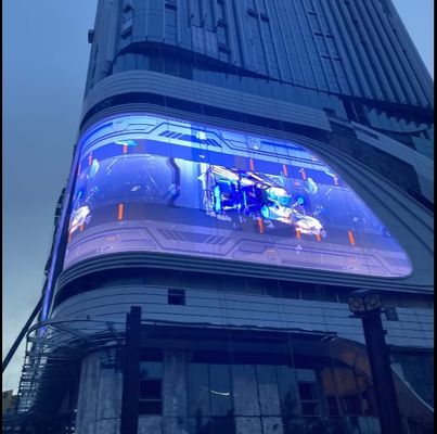 1/16S 구동 모드 5500 밝기 옥외 풀 컬러 LED 벽 - 옥외 광고 솔루션
