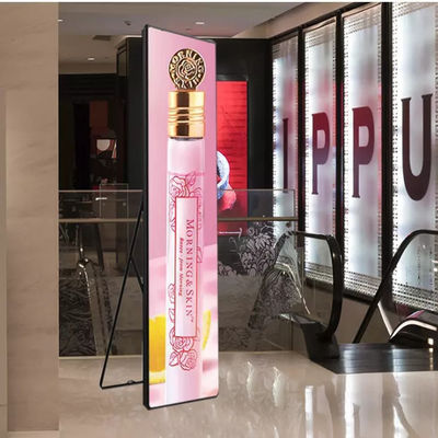 P2.5mm Pitch LED 포스터 디스플레이 알루미늄 패널 1R1G1B 색상 구성 및 에너지 절약 기술