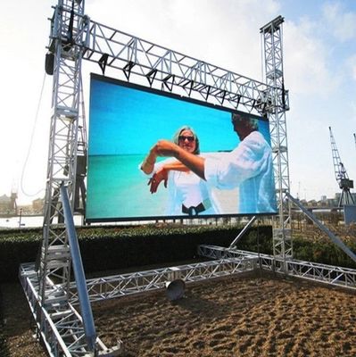 100000시간 수명 야외 풀 컬러 LED 디스플레이 250*250mm 모듈 크기 커스터마이징 가능한 화면 크기