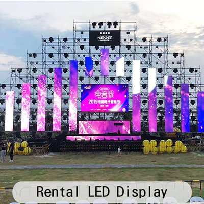 창고 재고 임대 LED 디스플레이와 다이?? 알루미늄 캐비닛 및 0.25kg 모듈 무게