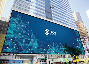 옥외 방수형 주사형 알루미늄 화면 320*160mm P10 경기장 LED 화면 상업용