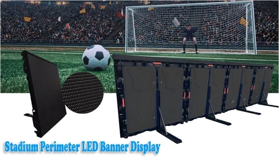 냉간 압연 강철 프레임 스포츠 경기장 LED 전광판 60Hz 주사율 및 내구성이 뛰어난 소재