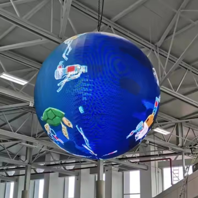 P2.5mm 풀 컬러 스피어 LED 스크린 360 뷰 앵글
