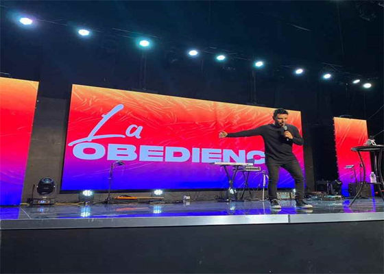 쉽게 조립하고 제거 P3.91 실내 LED 디스플레이 500 * 500mm