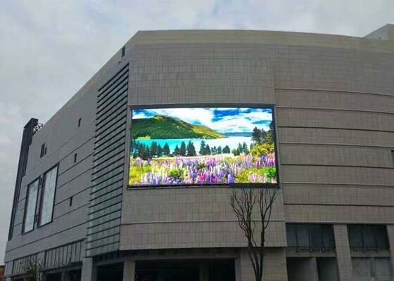 외부 p6 풀 컬러 LED 디스플레이 LED 및 HUB75 인터페이스 제공 및 밝은 외부 시각