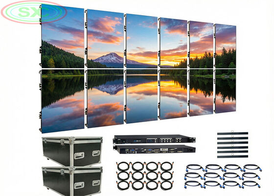 렌터 LED 디스플레이 야외 무선 P6 방수 IP65 높은 밝기 6000 Cd M2 이상 쇼 및 이벤트에 적합