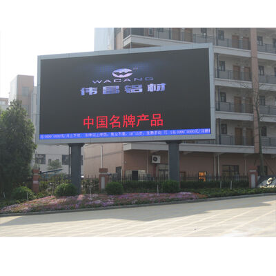 옥외 P6 풀 컬러 LED 디스플레이 (철강 캐비닛 및 IP65 보호 기능 포함, 열악한 환경에 적합)