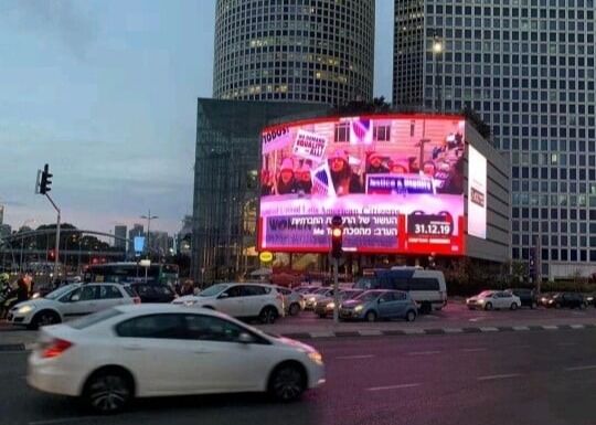 방수 후면 서비스 개방형 캐비닛 P10 실외 풀 컬러 LED 스크린 디스플레이