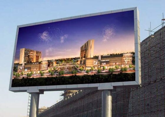 방수 후면 서비스 개방형 캐비닛 P10 실외 풀 컬러 LED 스크린 디스플레이