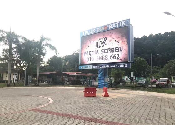 야외 p6 192*192mm 풀 컬러 고정 설치 LED 디스플레이 방수 캐비닛 광고 LED 화면