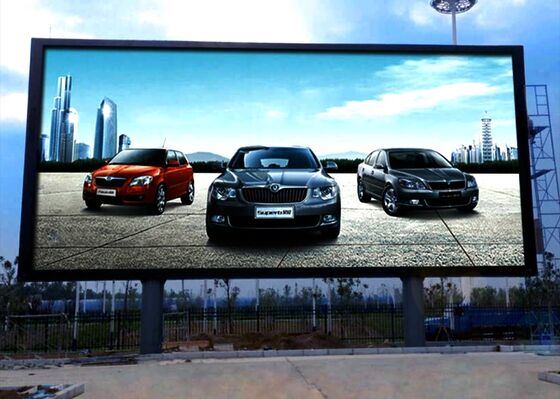 P10 야외 풀 컬러 LED 디스플레이 SMD 방수 IP68 고정형 LED 스크린 광고 빌보드용