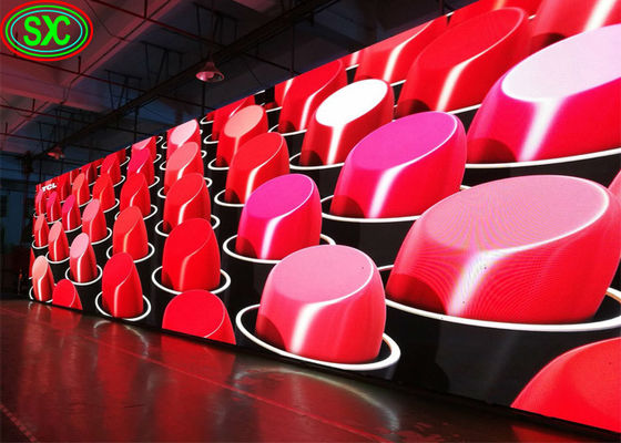 1200cd/M2 밝기 곡선 LED 패널, HD 렌터 P2.9 P3.91 P4.81 LED 화면 무대 배경