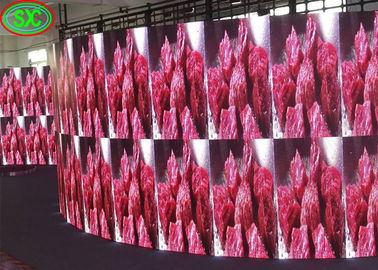 커브 LED 야외 광고 화면 풀 컬러 P4.81 높은 갱신 속도 실내 풀 컬러 LED 디스플레이
