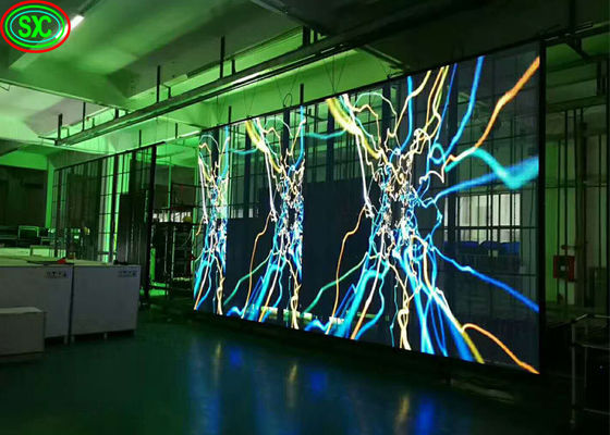 P3.91 유리 투명한 LED 디스플레이 창문 디스플레이에 사용 가능한 높은 밝기 유리 LED 디스플레이