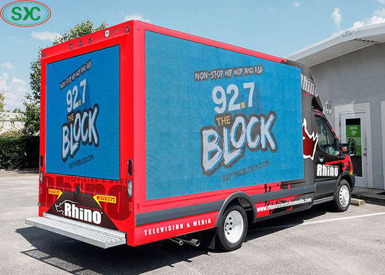 P5 야외 이동 트럭 LED 디스플레이 5mm 픽셀 피치 IP65