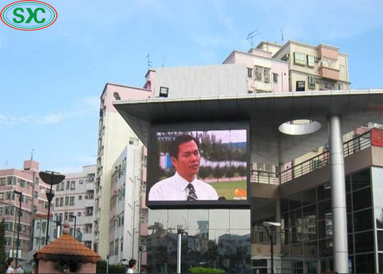 좋은 가격 광고를 위해 잘 고정된 옥외 풀 컬러 SMD P10 LED 스크린 온라인으로