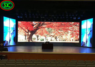 실내 P3.91LED 무대 커튼 스크린 배경 광고 임대 HD 드래그 없음