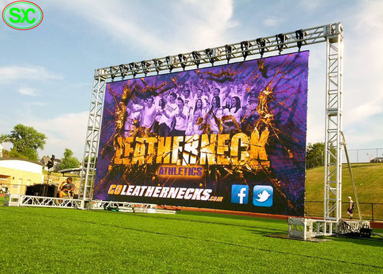 P4.8mm 야외 무대 Backgroud LED 널을 위한 옥외 임대료 발광 다이오드 표시