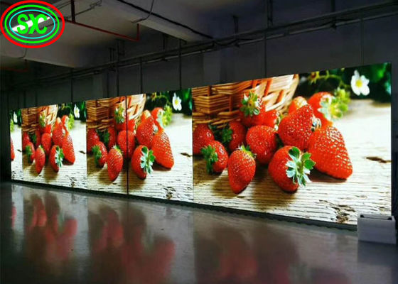 극 얇은 스테이지 LED 스크린 외관 P4.81 벽 8 레벨 밝기 조절