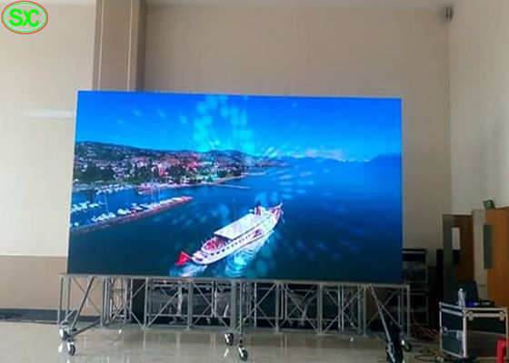 좋은 가격 LED 디스플레이 화면 512*512mm 풀 컬러 P4를 광고하는 임대 LED 디스플레이 실내 임대는 비디오 월을 이끌었습니다 온라인으로