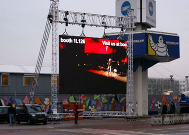 SMD2121 야외 광고 전색 LED 렌터 스크린 3년 보증