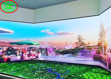배경 큰 곡선 교회 무대 LED P3 P4 실내 콘서트 실내 풀 컬러 LED 디스플레이