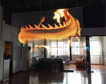 SMD2121 투명한 LED 화면 전체 색상 광고 창문 표지판
