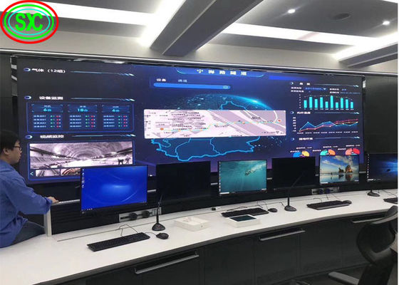 고정 설치 실내 LED 비디오 벽 4 P5 P6 광대 관점 안의 전체 컬러 LED 디스플레이