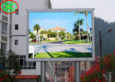 P4 야외 LED 광고 화면, 디스플레이 64*32 모듈 해상도 야외 전색 LED 화면