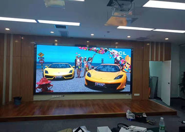 SMD 실내 전색 LED 디스플레이 대여 고해상도 P3 LED 비디오 벽 화면