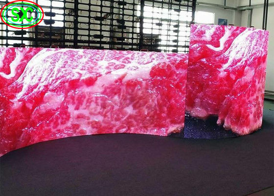 140º/140º 화각 단계 LED 스크린, 실내 지도된 표시판 P3.91/P4.81