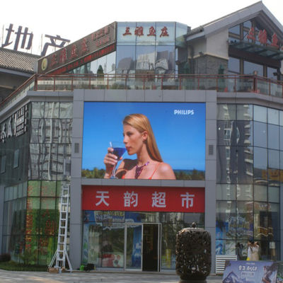 좋은 가격 경량 투명한 지도된 패널, P10 방수 세 배 색깔 LED 전보국 IP65 온라인으로