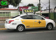 풀 컬러 택시 정상에 의하여 지도되는 전시, P6 택시 지붕 광고 표시 Aliminum