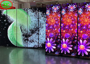스마트 실내 디지털 LED 거울 디스플레이 HD 광고 포스터 수직 화면 P2.5