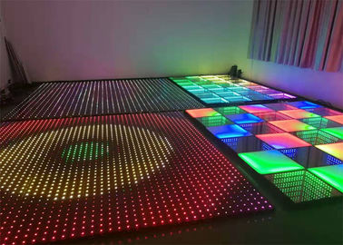 중국 SMD3535 사운드 액티브 DJ LED 디스코 댄스 플로어 따뜻한 흰색 빔 패널