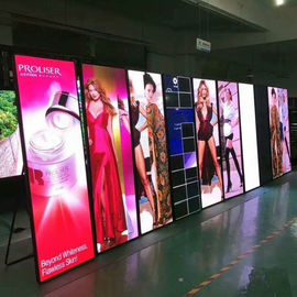 알루미늄 패널 680x2000mm 상점 창문 디스플레이용 LED 포스터 디스플레이
