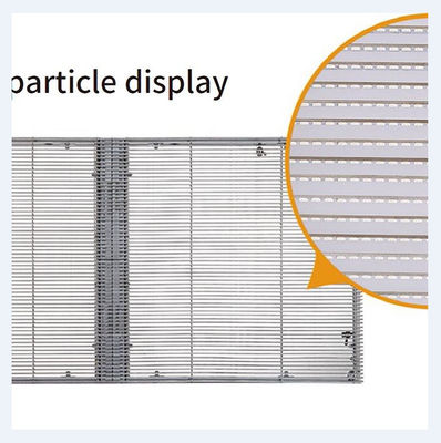 P3.91-P7.82 투명한 LED 화면 5000cd/m2 32768 픽셀 밀도