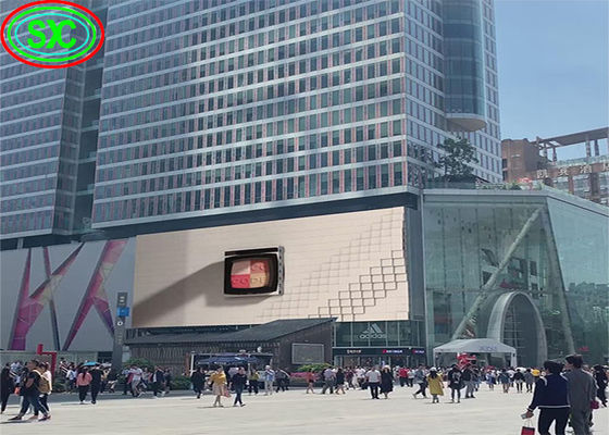 P10 옥외 LED 디스플레이 스크린 10mm 픽셀 피치 IP65 방수