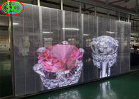 투명한 LED 스크린 P3.91 상업 광고 유리창 전시 실내 투명한 지도된 전시 화면