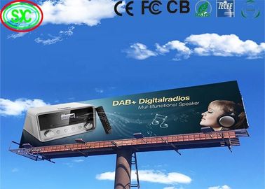 P12 옥외 방수성 풀 컬러 LED 디스플레이, 높은 갱신 속도 광고 LED 게시판
