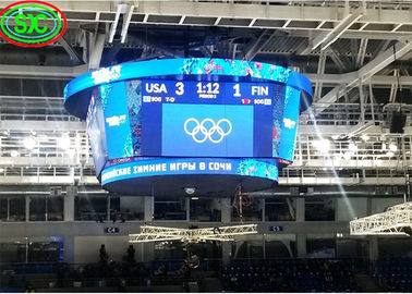 경기장 광고 점표 P4.81 LED 비디오 벽 임대 1R1G1B